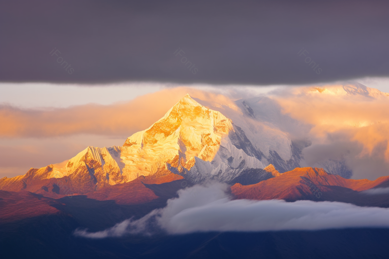 唯美高海拔雪山日出山顶著名景点图,高清,摄影图,摄影图片,图片大全,摄影图免费下载